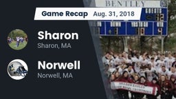 Recap: Sharon  vs. Norwell  2018