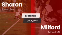 Matchup: Sharon  vs. Milford  2018