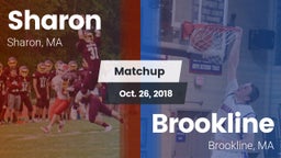 Matchup: Sharon  vs. Brookline  2018