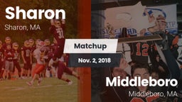 Matchup: Sharon  vs. Middleboro  2018