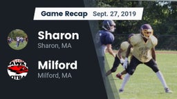 Recap: Sharon  vs. Milford  2019
