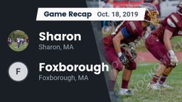 Recap: Sharon  vs. Foxborough  2019
