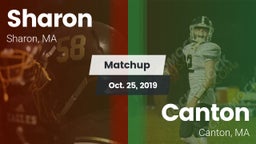 Matchup: Sharon  vs. Canton   2019