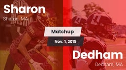 Matchup: Sharon  vs. Dedham  2019