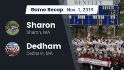 Recap: Sharon  vs. Dedham  2019