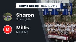 Recap: Sharon  vs. Millis  2019