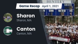 Recap: Sharon  vs. Canton   2021