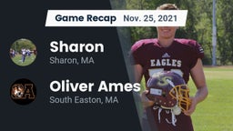 Recap: Sharon  vs. Oliver Ames  2021