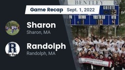 Recap: Sharon  vs. Randolph  2022