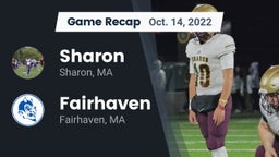Recap: Sharon  vs. Fairhaven  2022