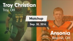 Matchup: Troy Christian High vs. Ansonia  2016