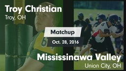 Matchup: Troy Christian High vs. Mississinawa Valley  2016