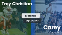 Matchup: Troy Christian High vs. Carey  2017