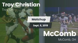 Matchup: Troy Christian High vs. McComb  2019