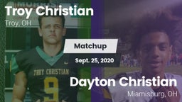 Matchup: Troy Christian High vs. Dayton Christian  2020