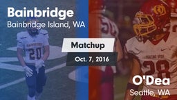 Matchup: Bainbridge High vs. O'Dea  2016