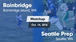 Matchup: Bainbridge High vs. Seattle Prep 2016