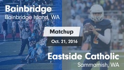 Matchup: Bainbridge High vs. Eastside Catholic  2016