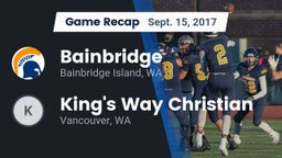 Recap: Bainbridge  vs. King's Way Christian  2017