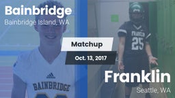 Matchup: Bainbridge High vs. Franklin  2017