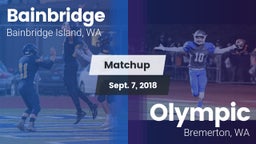 Matchup: Bainbridge High vs. Olympic  2018