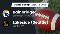 Recap: Bainbridge  vs. Lakeside  (Seattle) 2018