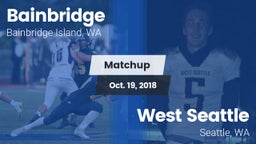 Matchup: Bainbridge High vs. West Seattle  2018