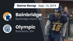 Recap: Bainbridge  vs. Olympic  2019
