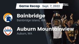 Recap: Bainbridge  vs. Auburn Mountainview  2022