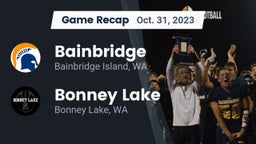 Recap: Bainbridge  vs. Bonney Lake  2023