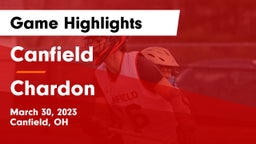Canfield  vs Chardon  Game Highlights - March 30, 2023