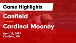 Canfield  vs Cardinal Mooney  Game Highlights - April 25, 2023