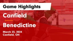 Canfield  vs Benedictine  Game Highlights - March 23, 2024