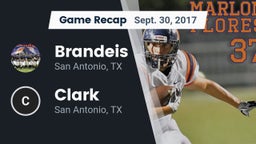 Recap: Brandeis  vs. Clark  2017