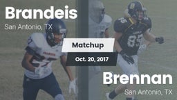 Matchup: Brandeis  vs. Brennan  2017
