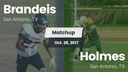 Matchup: Brandeis  vs. Holmes  2017
