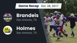 Recap: Brandeis  vs. Holmes  2017