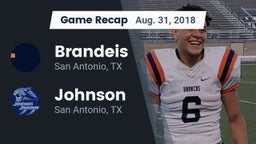 Recap: Brandeis  vs. Johnson  2018
