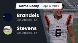 Recap: Brandeis  vs. Stevens  2018