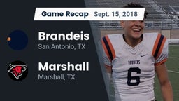 Recap: Brandeis  vs. Marshall  2018
