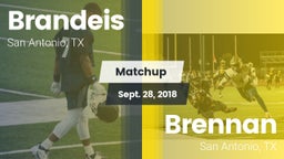 Matchup: Brandeis  vs. Brennan  2018
