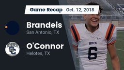 Recap: Brandeis  vs. O'Connor  2018