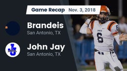 Recap: Brandeis  vs. John Jay  2018