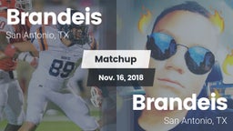 Matchup: Brandeis  vs. Brandeis  2018