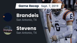 Recap: Brandeis  vs. Stevens  2019