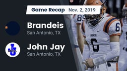 Recap: Brandeis  vs. John Jay  2019