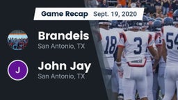 Recap: Brandeis  vs. John Jay  2020