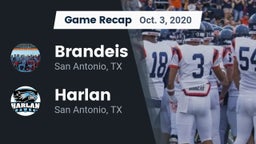 Recap: Brandeis  vs. Harlan  2020
