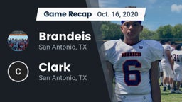 Recap: Brandeis  vs. Clark  2020