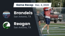 Recap: Brandeis  vs. Reagan  2020